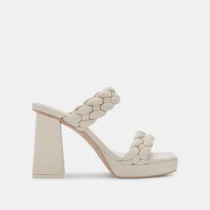 ASHBY HEELS IN IVORY STELLA - re:vita