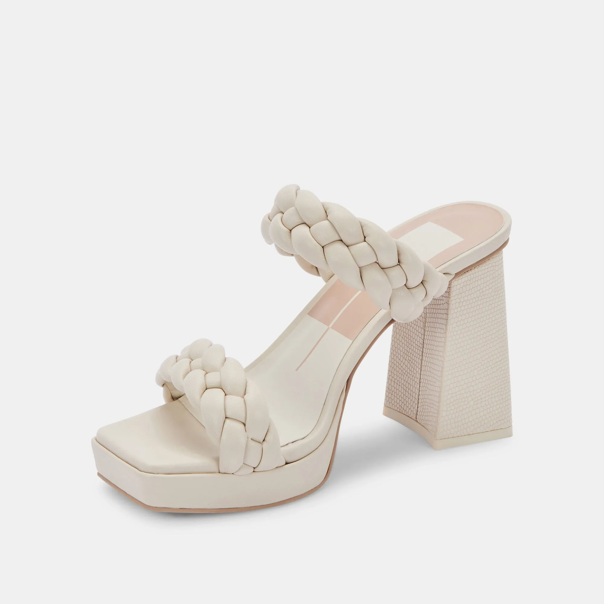 ASHBY HEELS IN IVORY STELLA - re:vita