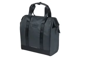 Basil Grand Tarpaulin Shopper Bike Bag 23L Black