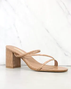 BiLLiNi - Yazmin Sandal in Hazelnut Croc