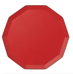 Cherry Red Dinner Plates