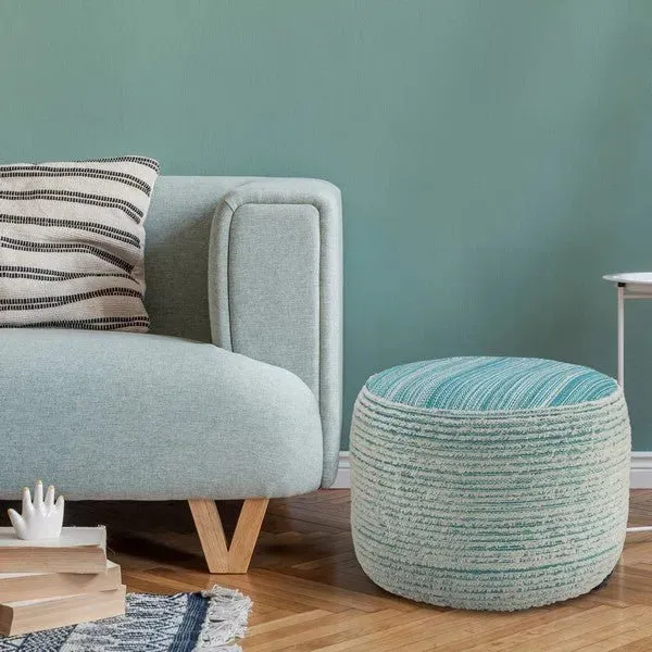 Havana 34024AQU Aqua Pouf