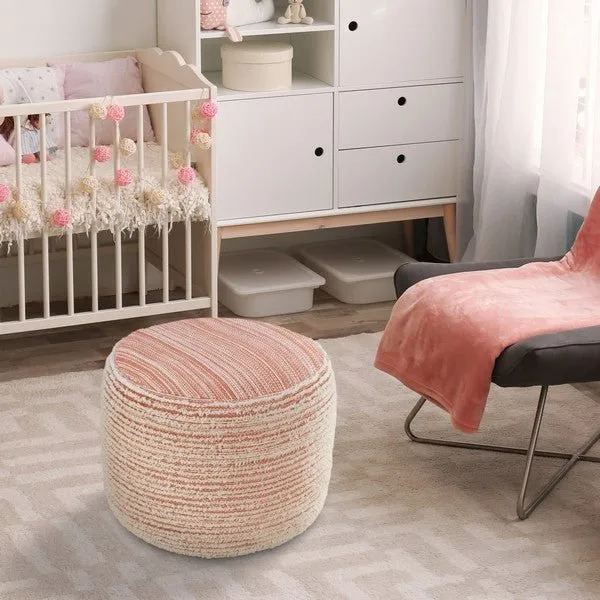 Havana 34025CRL Coral Pouf