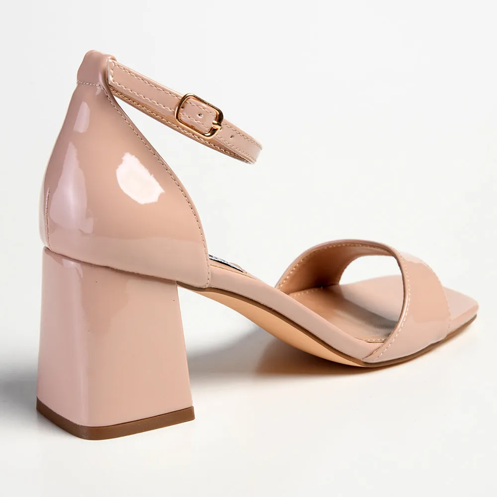 Madison Garbi Ankle Strap Sandal - Nude