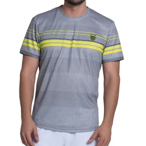 Men`s Blitz Short Sleeve Tennis Top Sharkskin