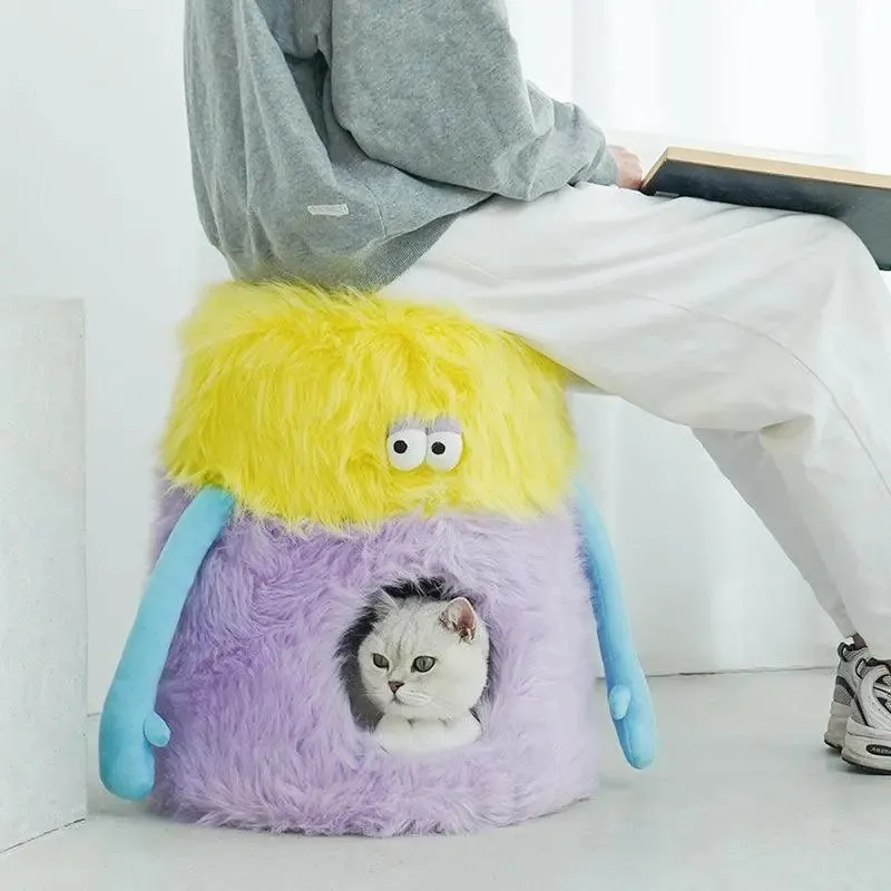 Monster Pet Stool – Stylish and Cozy Cat House Inspired by Cute Monster Designs