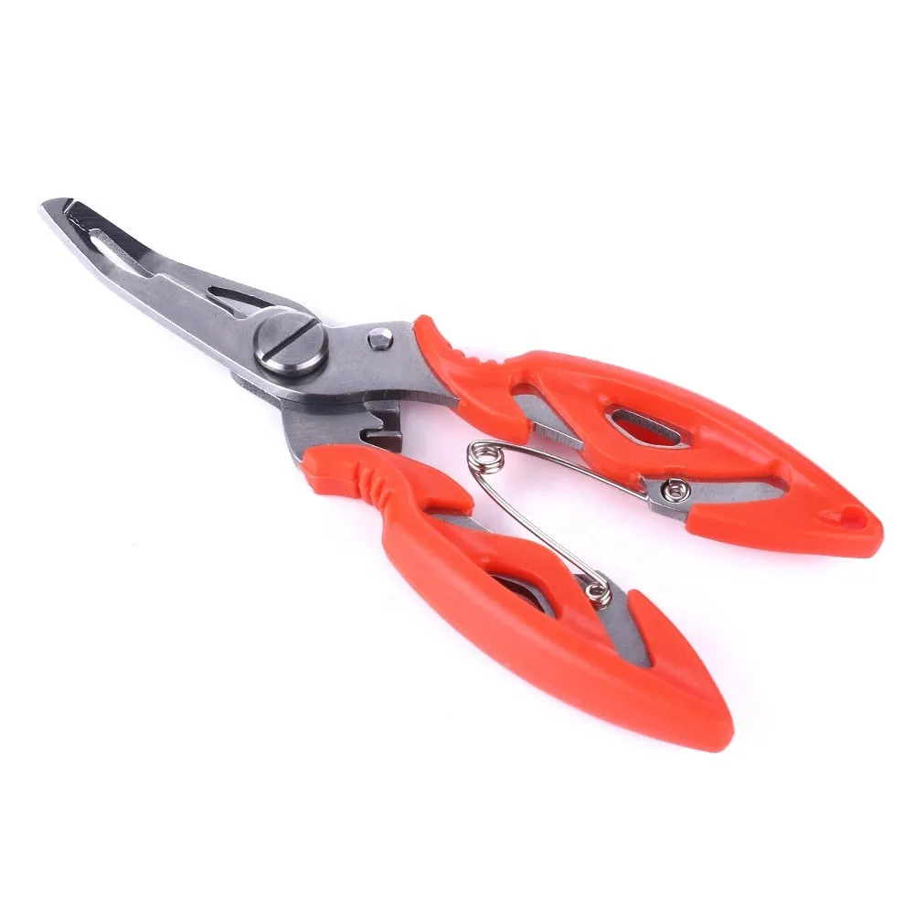 Multifunction Fishing Plier Scissor Braid Line Lure Cutter Hook Remover  Fishing Tackle Tool Cutting Fish Use Tongs Scissors