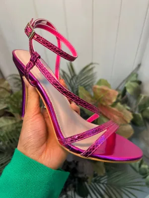 Nicole Strappy Sandal - Fuschia