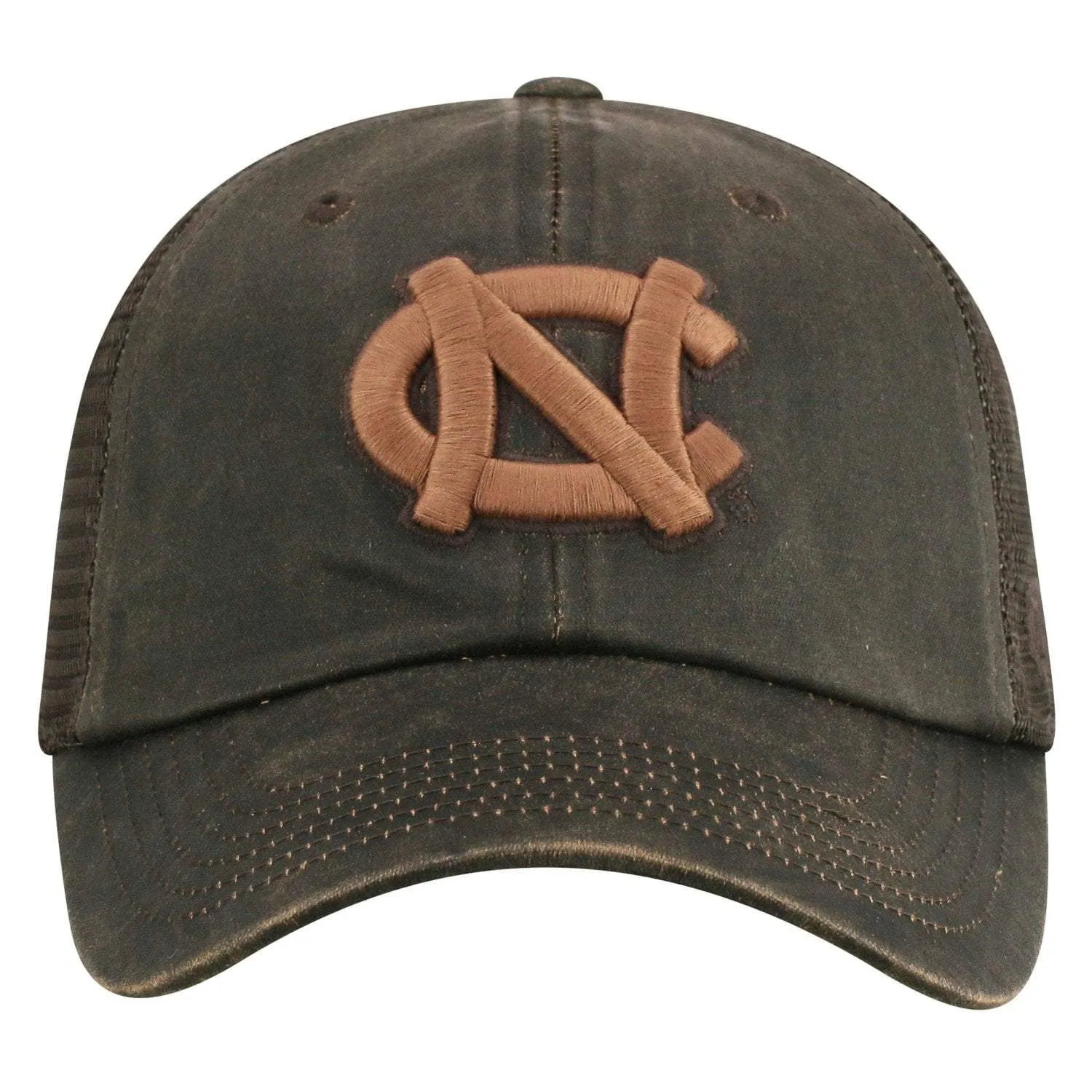 North Carolina Tar Heels TOW Brown "Chestnut" Style Mesh Adj. Relax Hat Cap