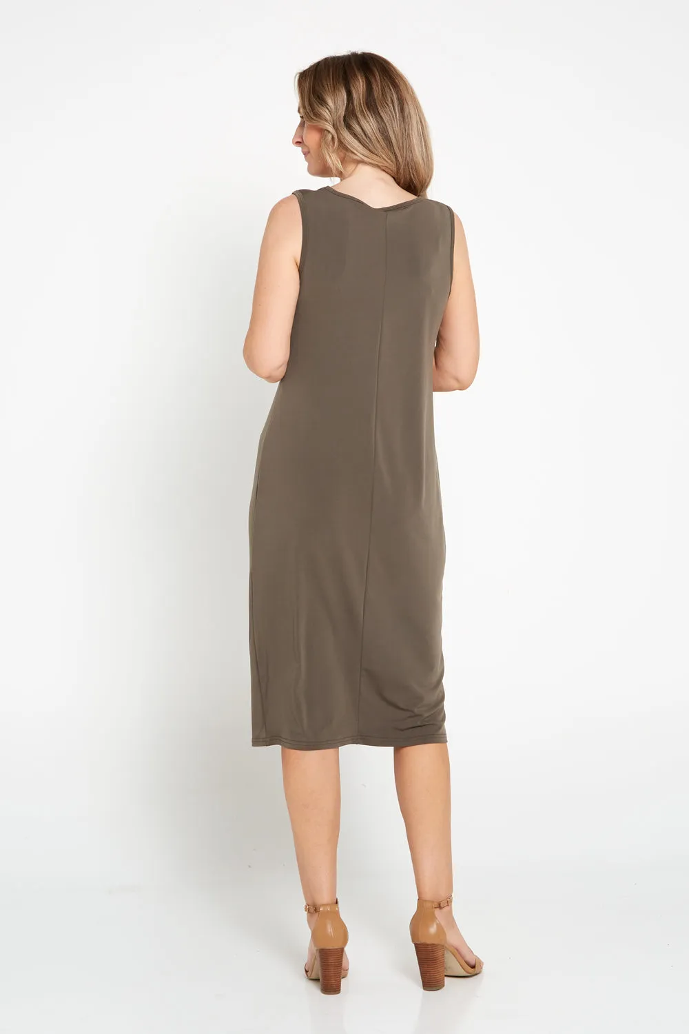 Petra Stretch Slip - Khaki