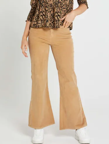 Sass Sarah Cord High Waisted Pants