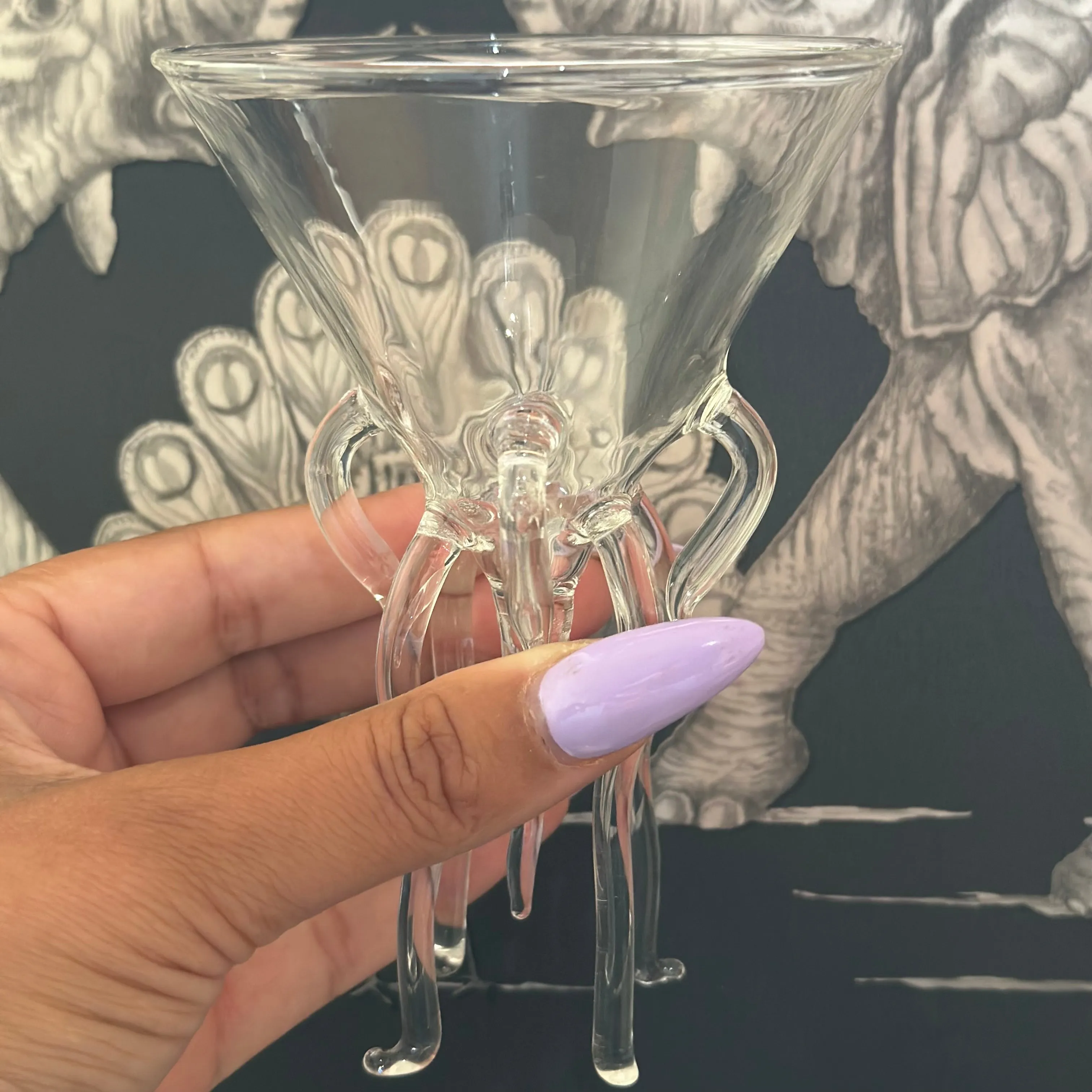 Statement Octopus Cocktail Glasses