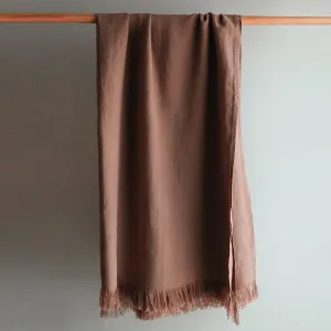 Throw Blanket with Fringe