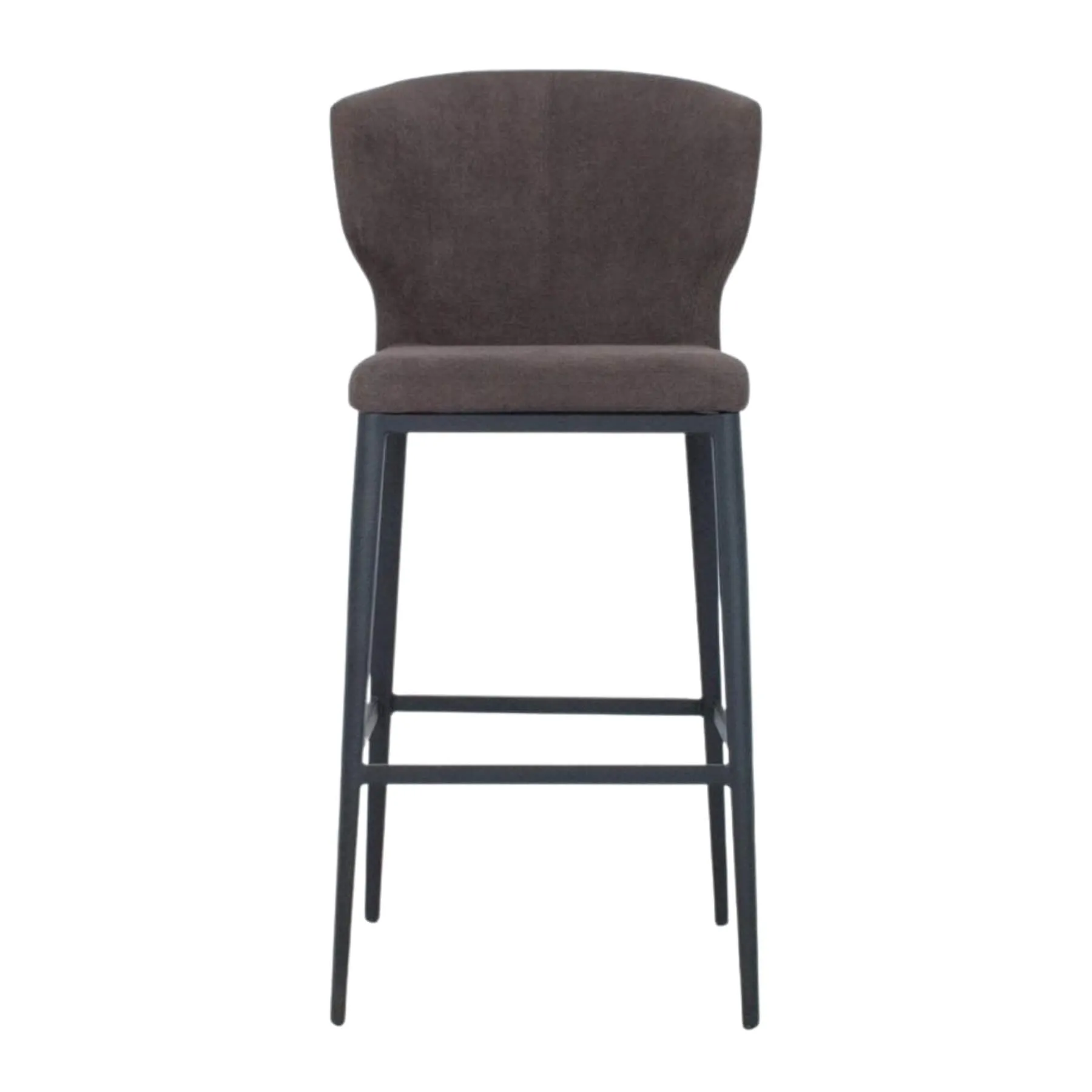 Thurston Fabric Stool With Metal Base